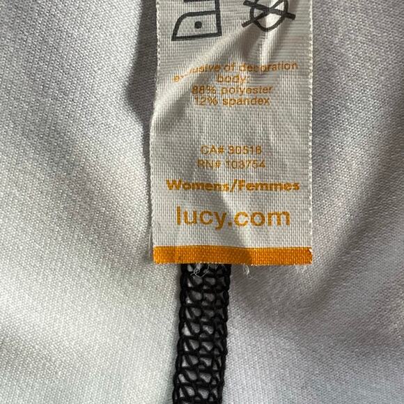 Lucy Active Studio Hatha Activewear Abstract High Rise Legging Plus Size 3X - Picture 6 of 6